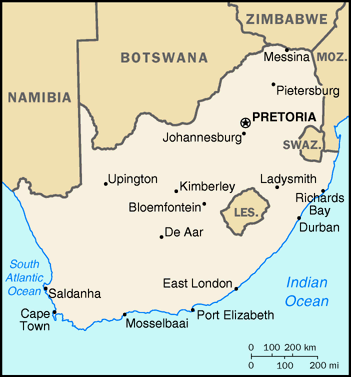 South Africa Map